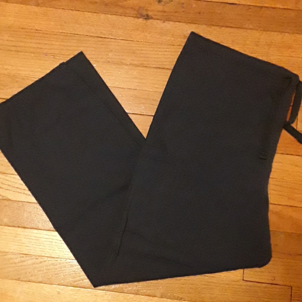 Drawstring navy scrubs